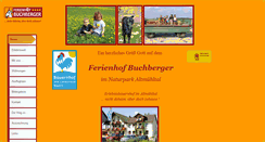 Desktop Screenshot of ferienhof-buchberger.de